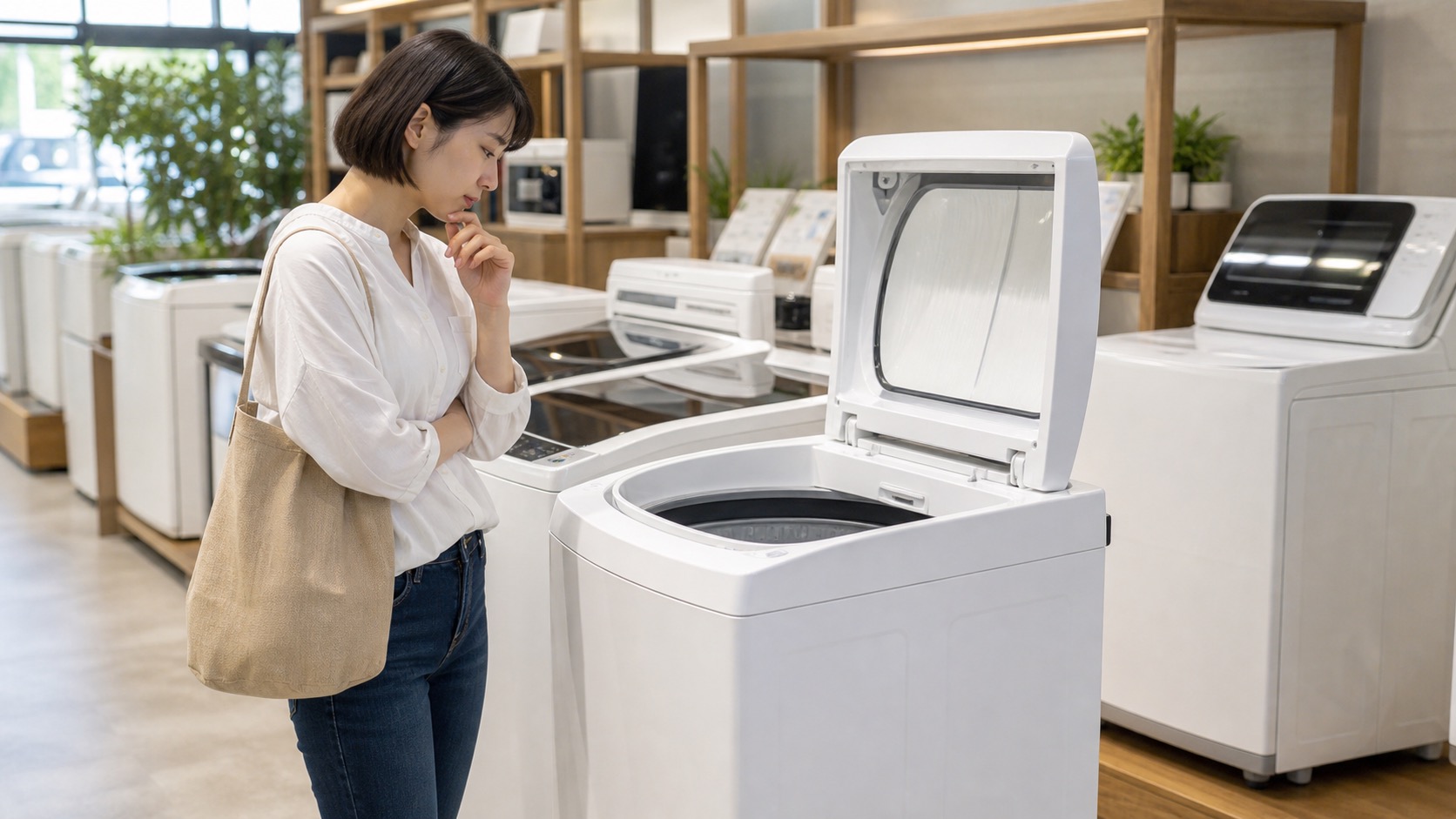 穴無し洗濯機は後悔する？デメリットと向く人