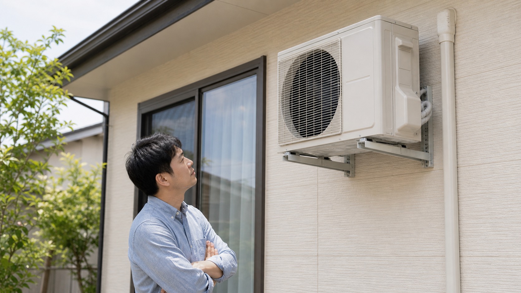 エアコン室外機の壁掛けは後悔する？デメリット整理