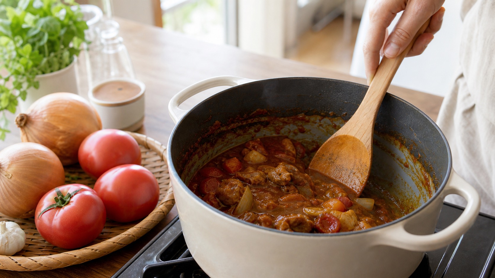 無水カレーのデメリットは焦げと濃さ？作る前に失敗を防ぐ確認ポイント