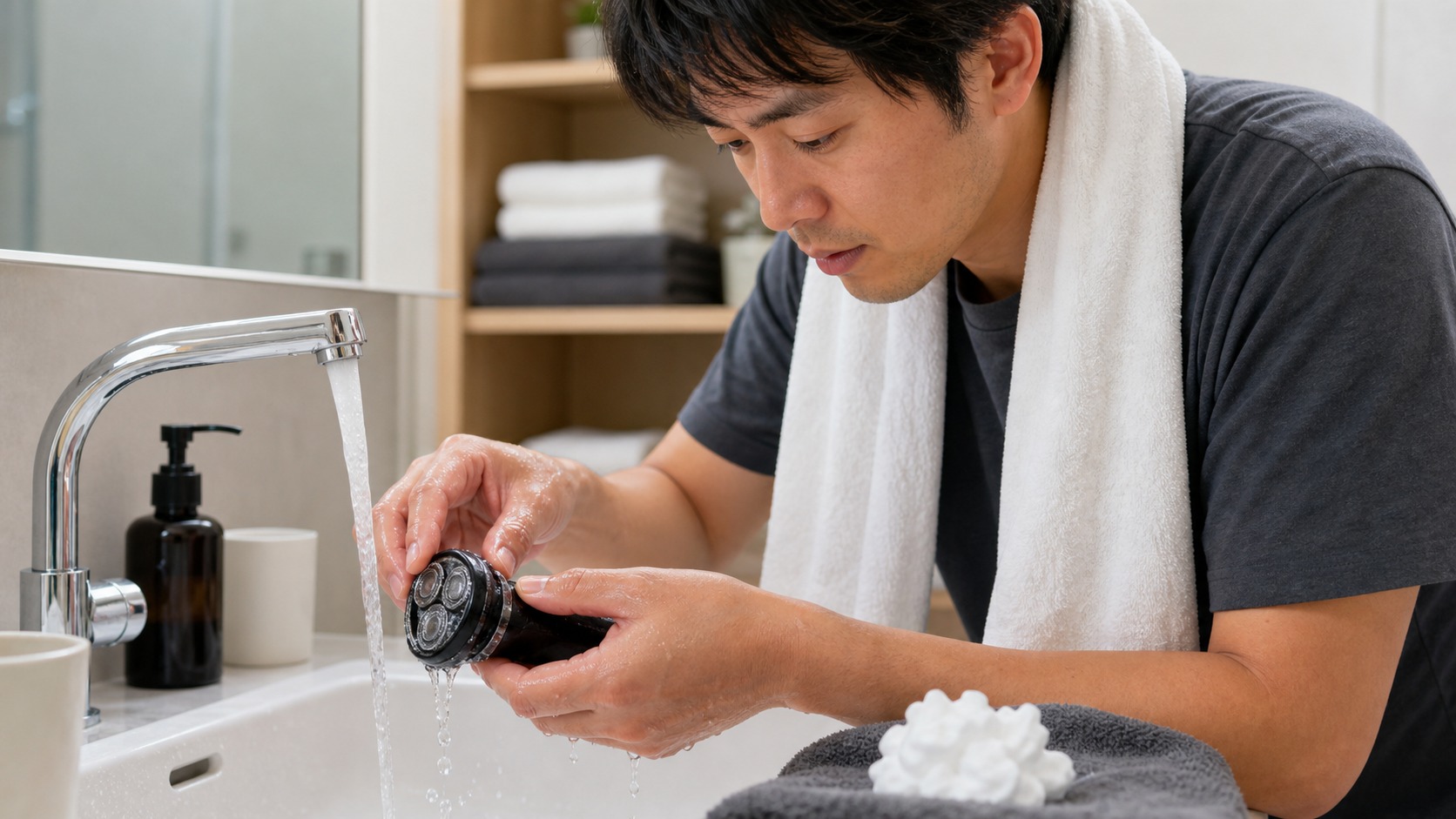 お風呂剃り対応シェーバーのデメリットや注意点を確認するイメージ