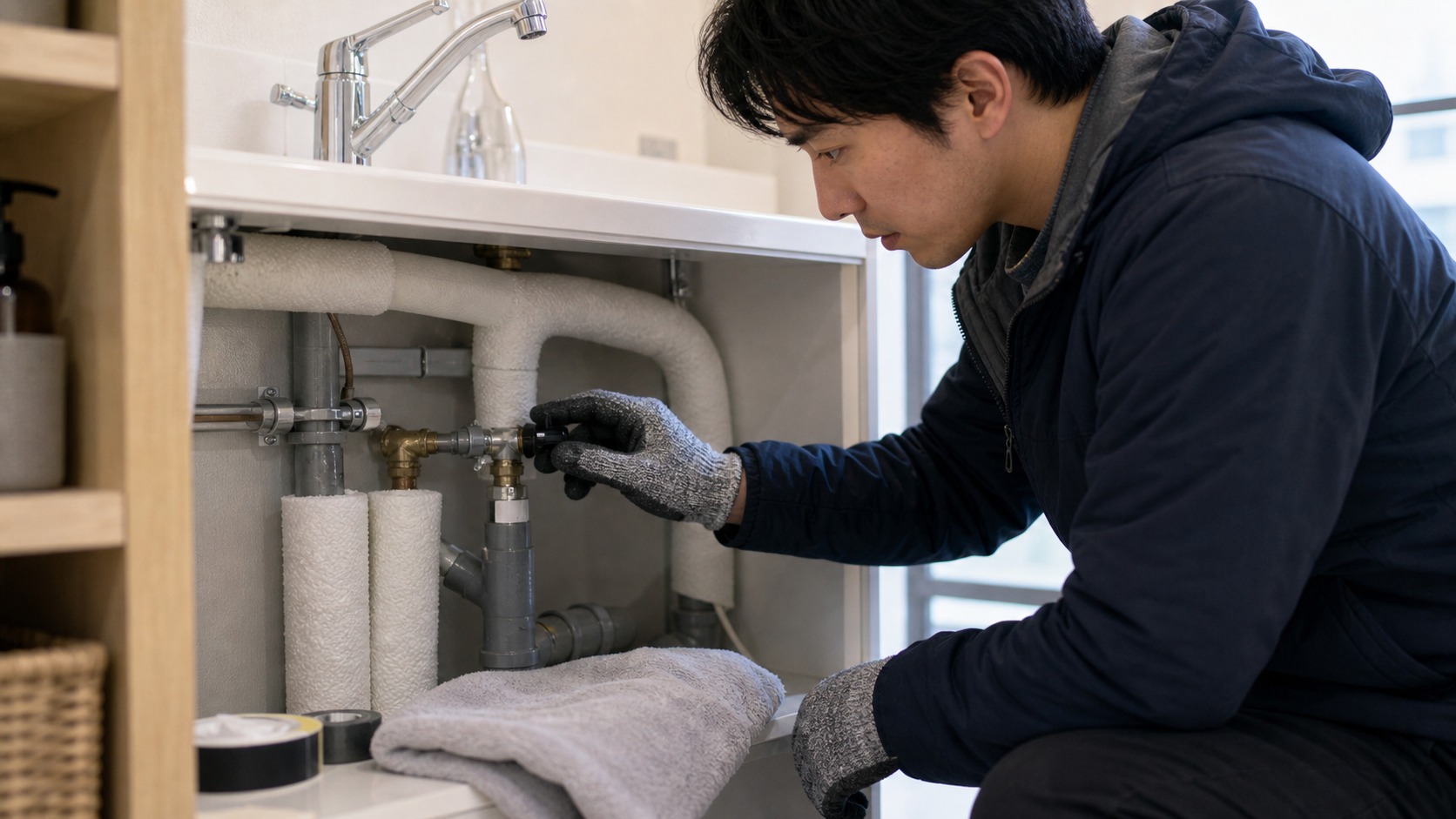 水栓 寒冷地仕様のデメリットや注意点を確認するイメージ