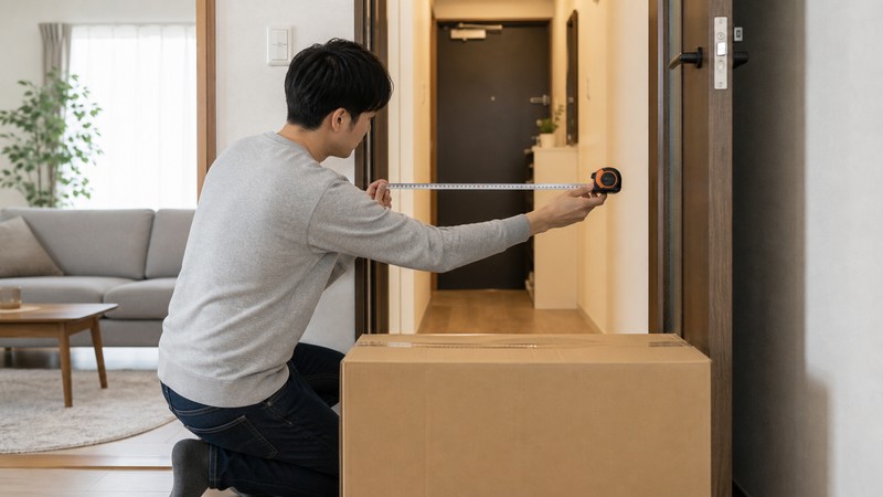 カヴァースのデメリットや配送条件を確認しているイメージ