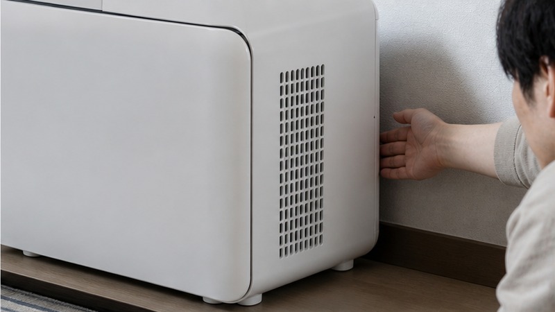 ペルチェ方式冷蔵庫の使い勝手を確認するイメージ