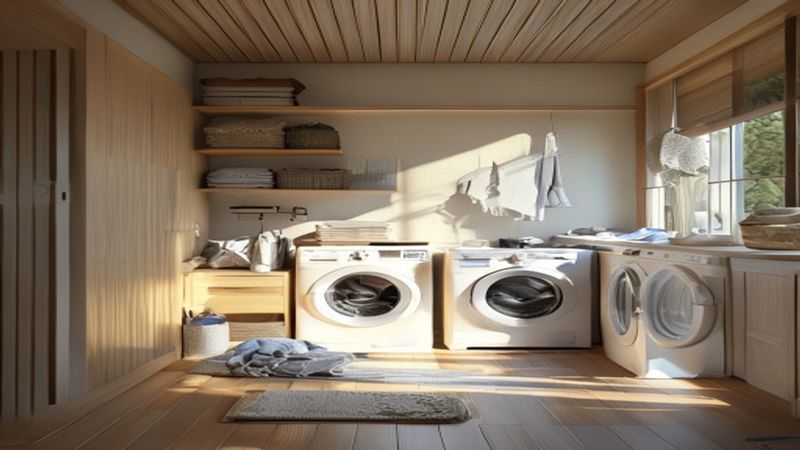 ヒートポンプ式乾燥機を買うべきか判断しているイメージ