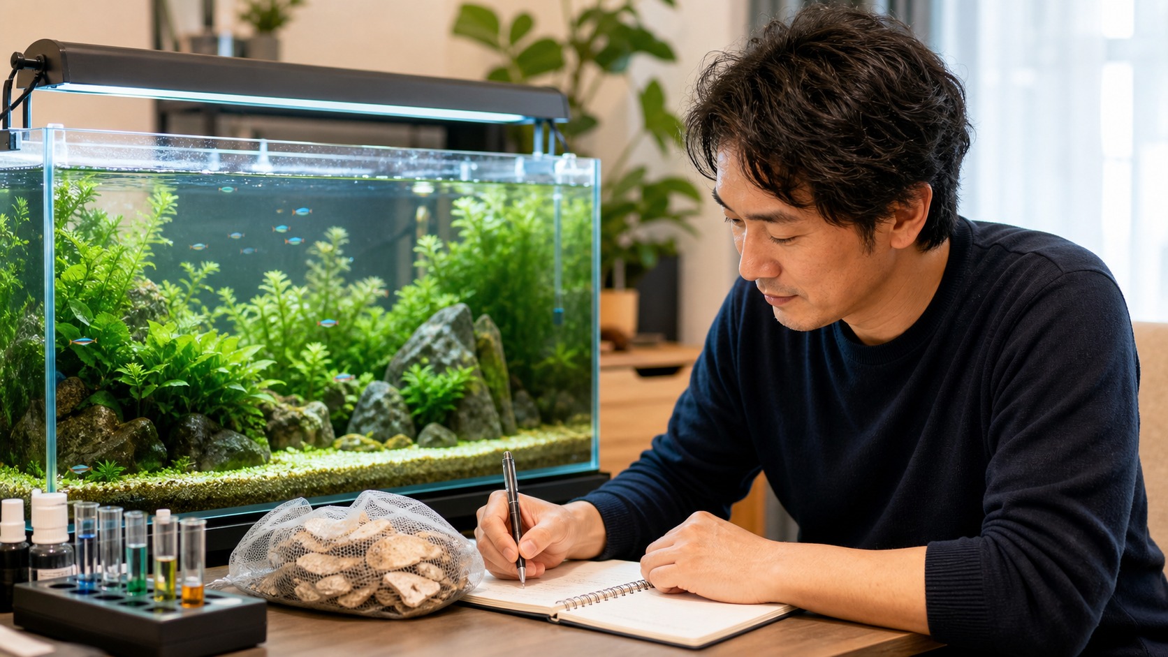 水槽の牡蠣殻を納得して使うまとめイメージ